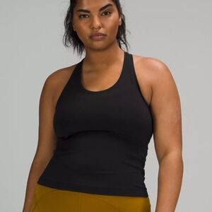 lululemon Cool Racerback Short Tank Top*Nulu in black